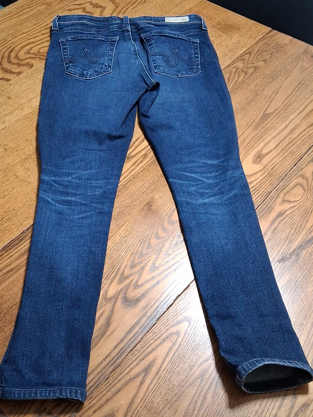 AG ADRIANO GOLDSCHMIED JEANS Womens 26 BLUE LEGGING ANKLE Preowned SKINNY